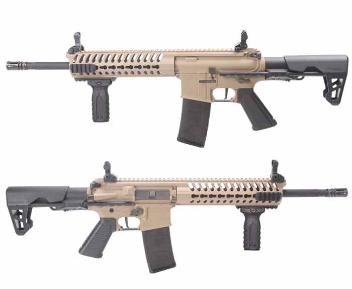 13 APCAA King Arms M4 Striker Keymod Carbine Ultra Grade II - Dark Earth