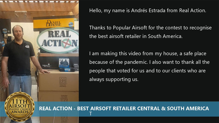 REAL ACTION Best Airsoft Retailer For Central & South America