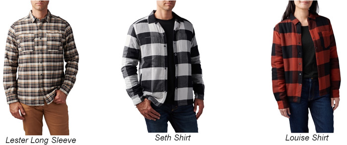 511 Lester Louise Seth Shirts