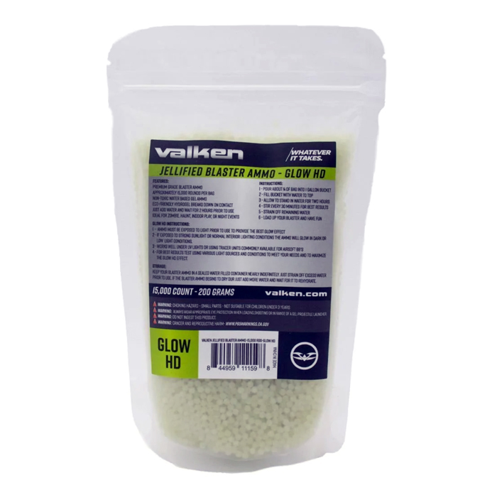 Valken GelBlaster Ammo GLOW Tracer HD At Airsoft Atlanta Popular