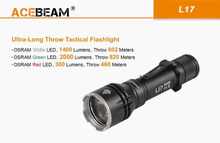 Acebeam L17 Tactical Flashlight 02