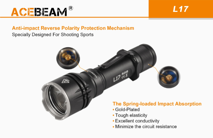 Acebeam L17 Tactical Flashlight 06