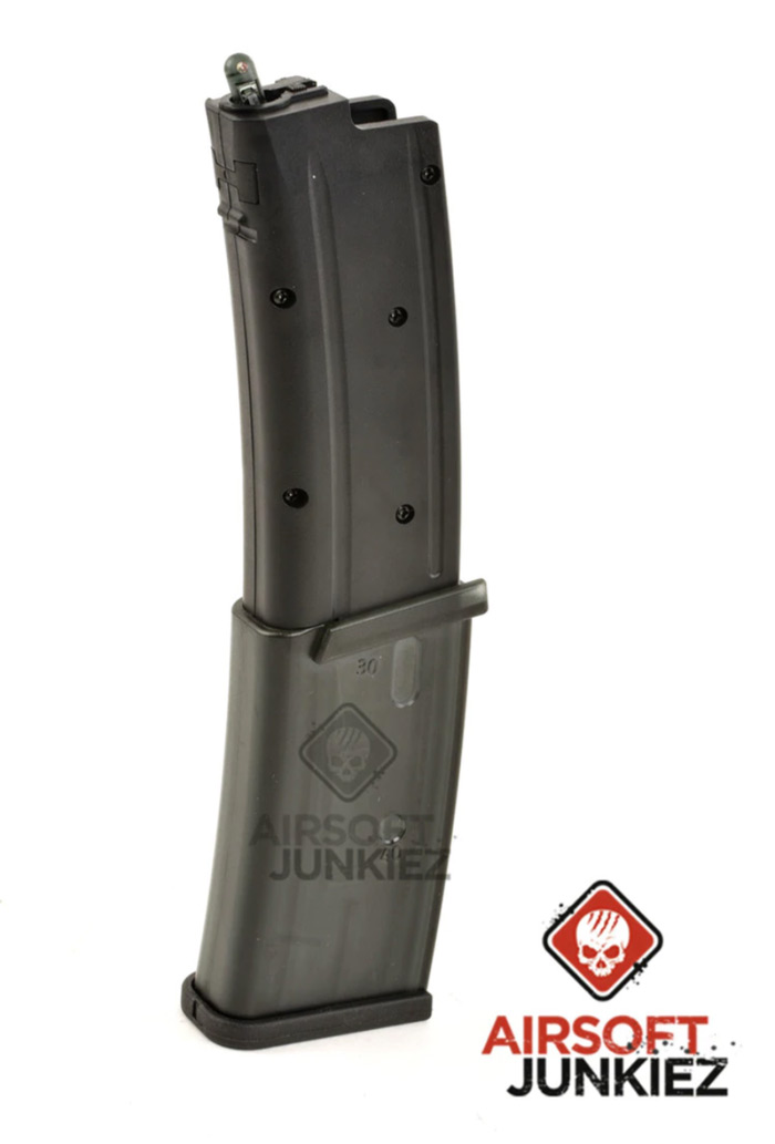 Airsoftjunkiez Elite Force MP7 110 Round Midcap Magazines