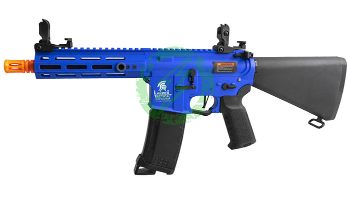 Amped Airsoft Lancer Tactical GEN 3 Hellion 7" M-LOK With Stubby Stock 02