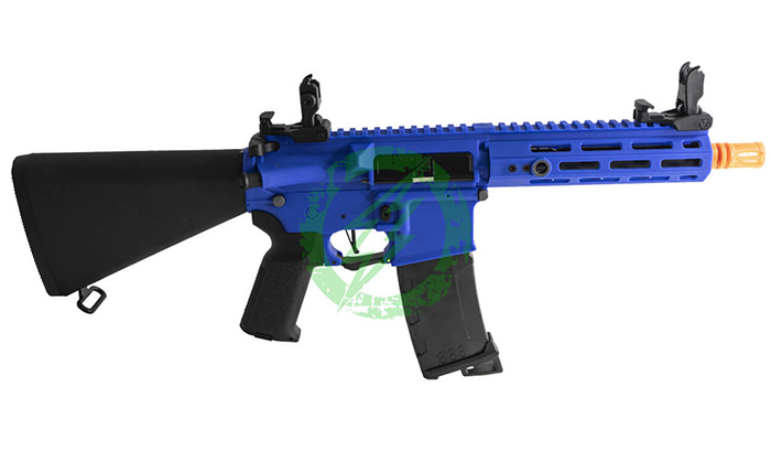 Amped Airsoft Lancer Tactical GEN 3 Hellion 7" M-LOK With Stubby Stock 03