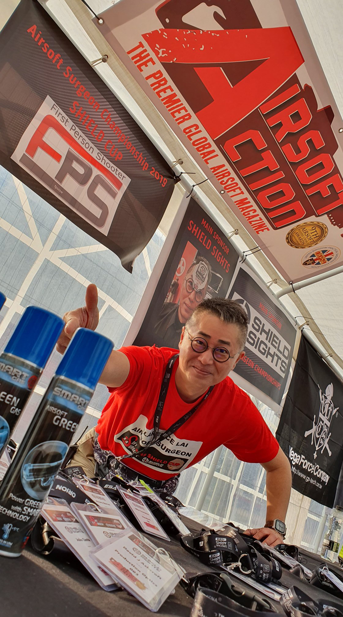 Clarence Lai at Airsoft Surgeon Championships 2019