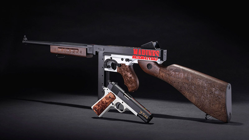 250th Anniversary USMC Commemorative Thompson & 1911 02