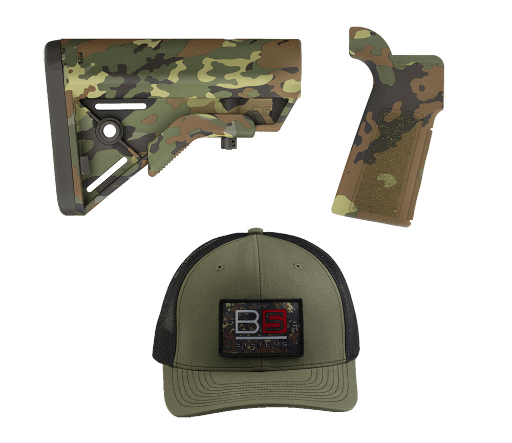 Bravo Stock / P-Grip 23 Flecktarn Combo Kit