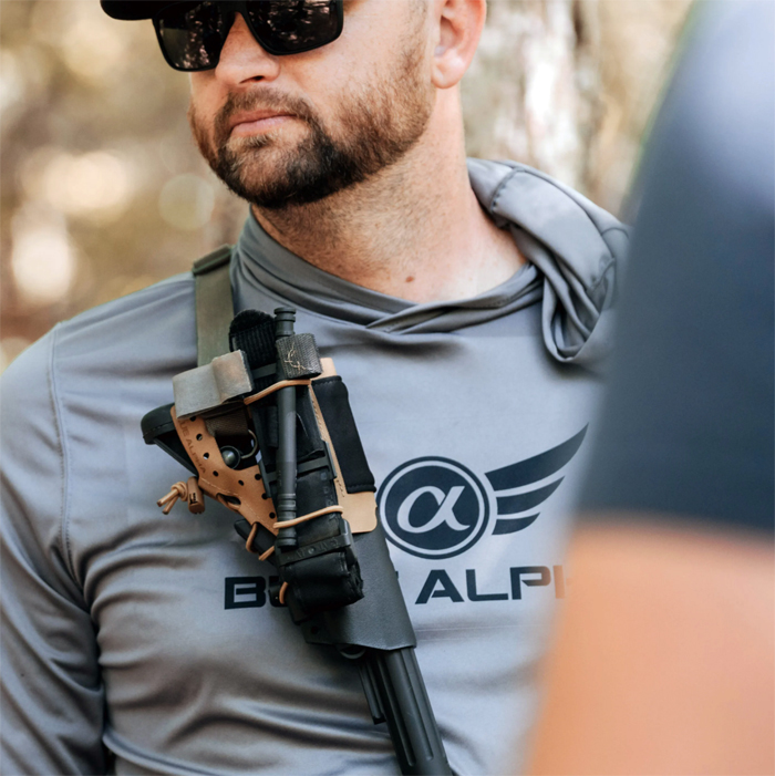 Blue Alpha Stock Sock | Popular Airsoft: Welcome To The Airsoft World