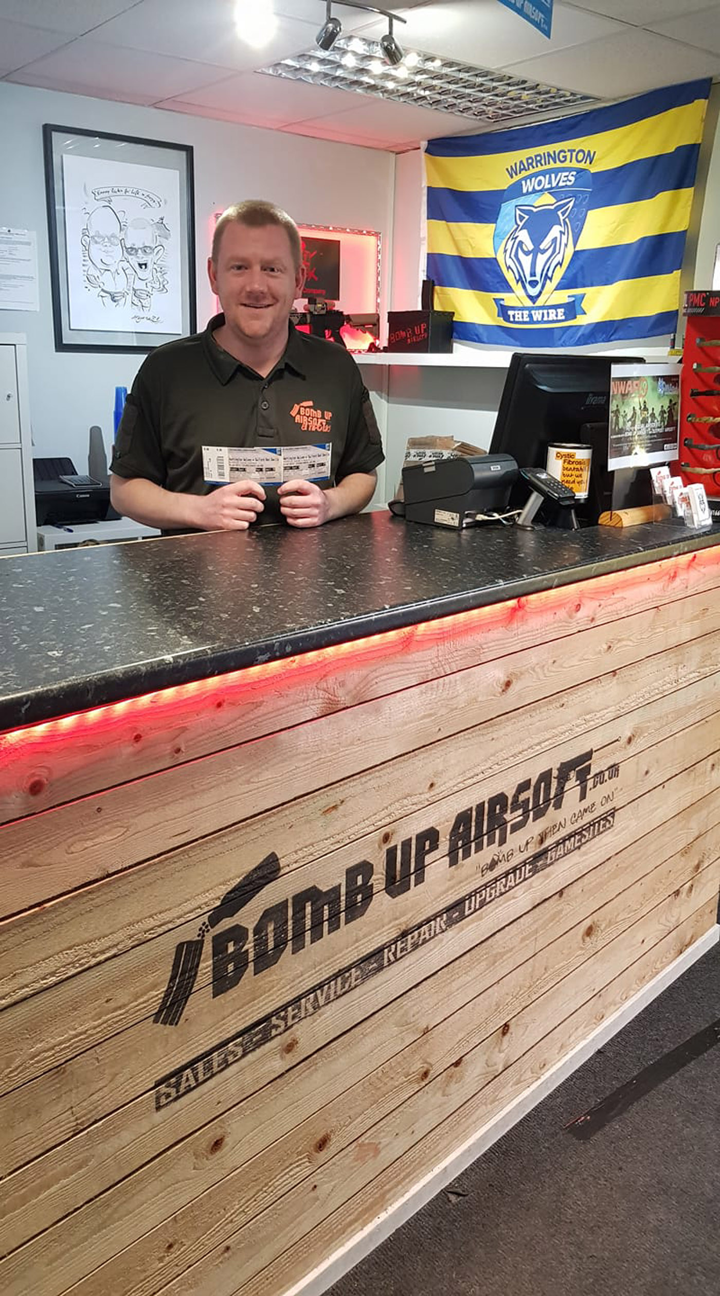 Bomb Up Airsoft Warrington Wolves RLFC Tickets Giveaway Popular