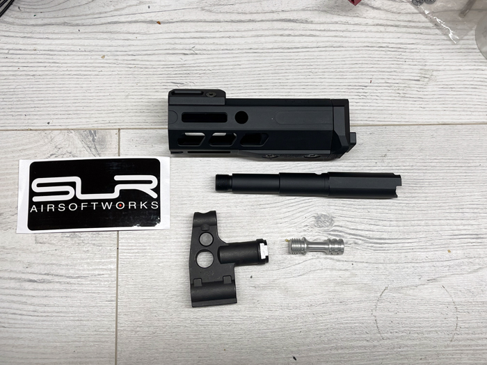 DYTAC SLR Airsoftworks ION 4.7" Light M-Lok Handguard & Stock Set For Tokyo Marui AKM GBBR 02