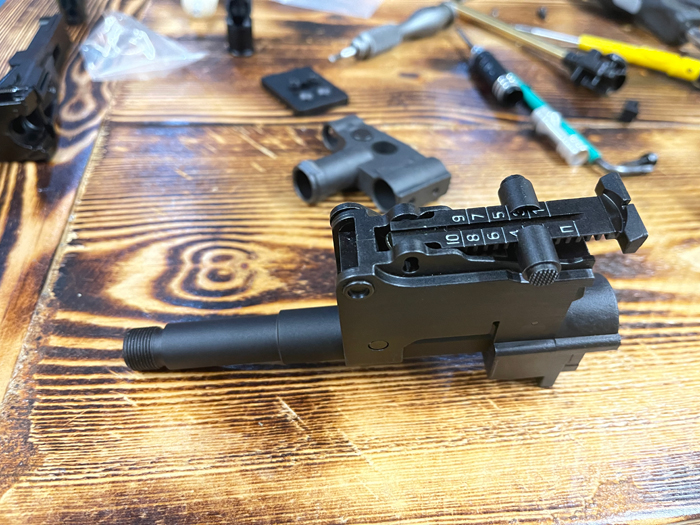 DYTAC SLR Airsoftworks ION 4.7" Light M-Lok Handguard & Stock Set For Tokyo Marui AKM GBBR 22