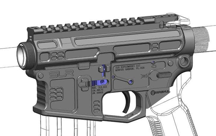 Dytac SLR B15 Receiver For Tokyo Marui MWS M4 GBB 02