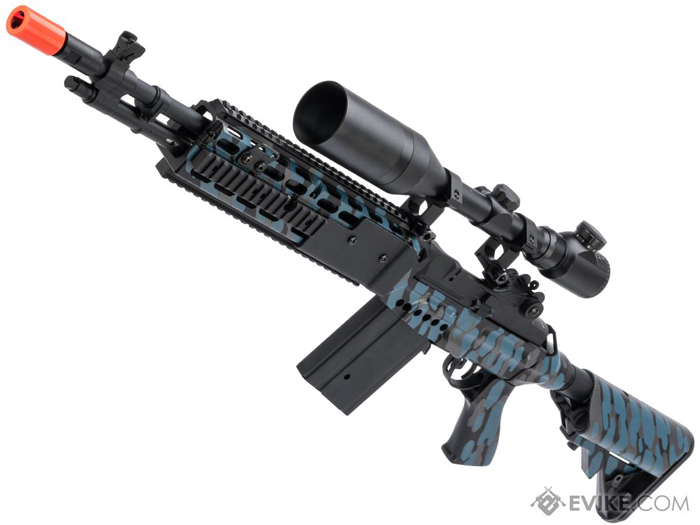 Evike.com CYMA M14 EBR DMR AEG With Black Sheep Arms Custom Cerakote 02