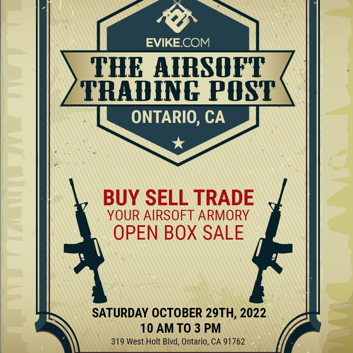 Evike Outpost Ontario Trading Post Event 29 October | Popular Airsoft ...