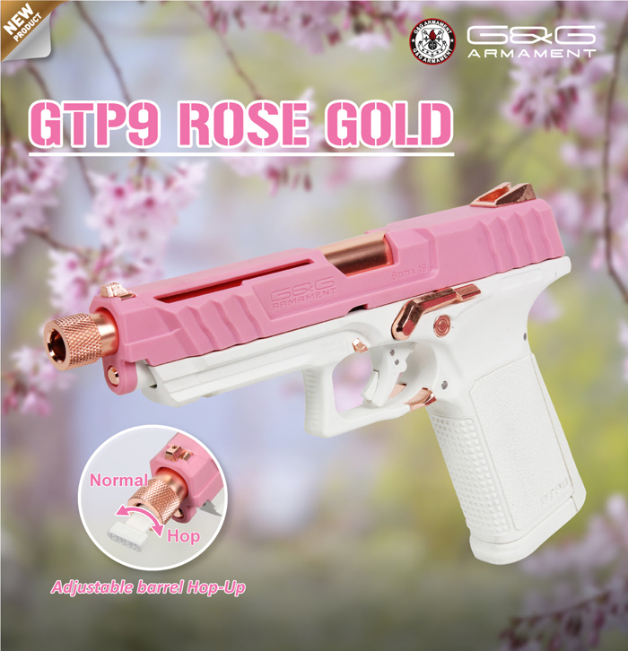 G&G GTP9 GBB Pistol In Rose Gold 02