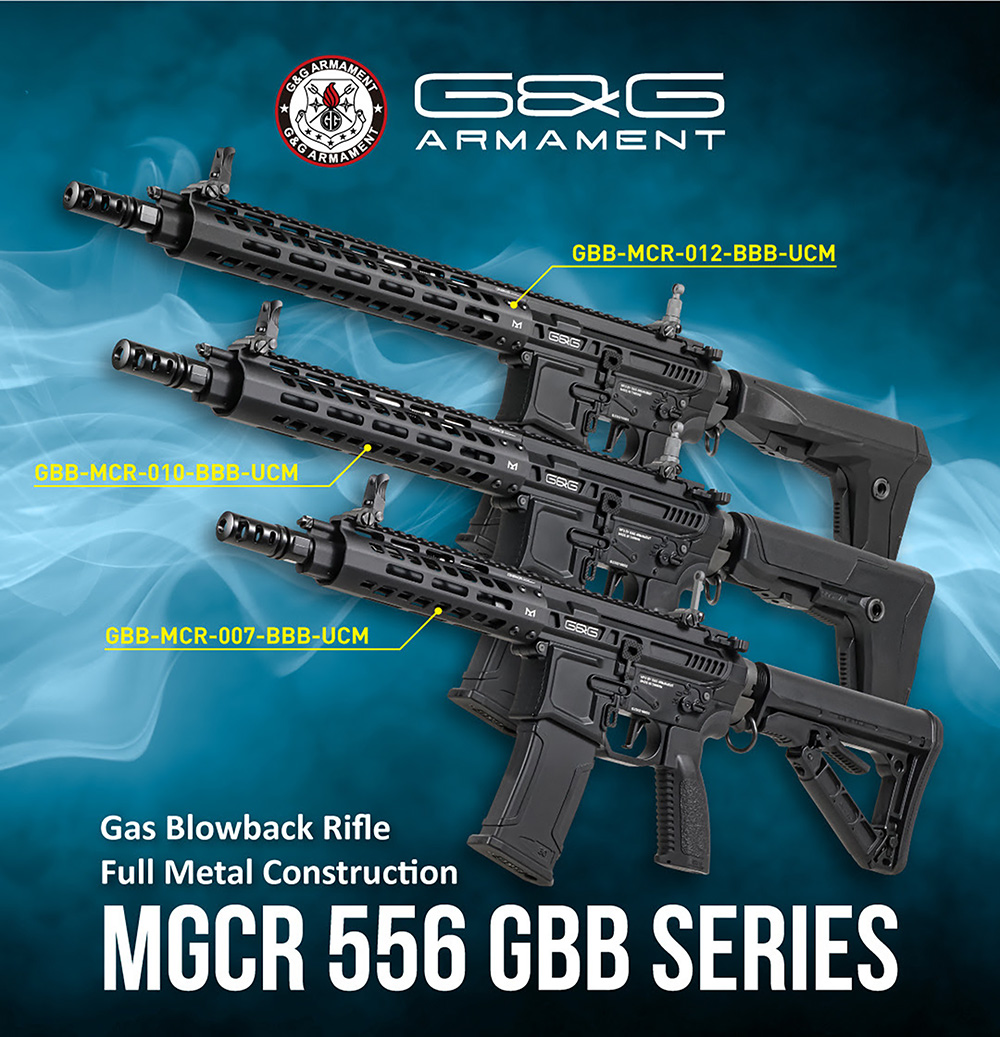 G&G MGCR 556 GBB, TR80 DMR, & ARP556 3.0 MIG Enhanced 23 November Release Popular Airsoft