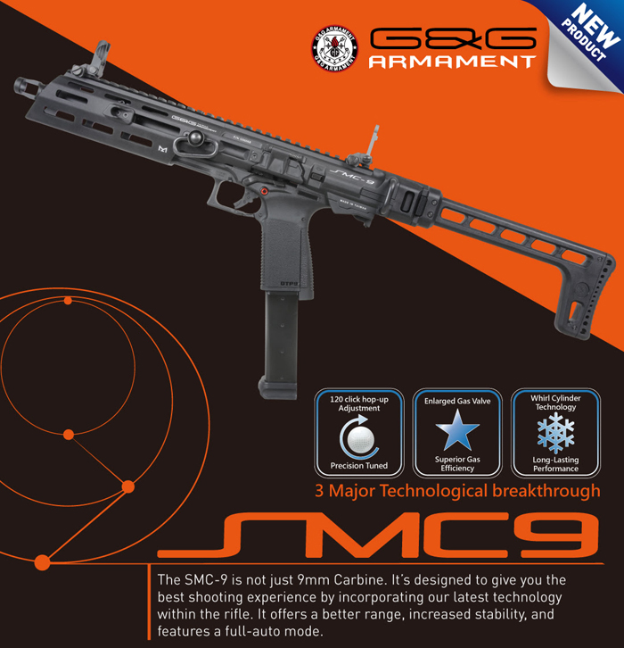 G&G SMC-9 - The Pistol Caliber Carbine GBB 02