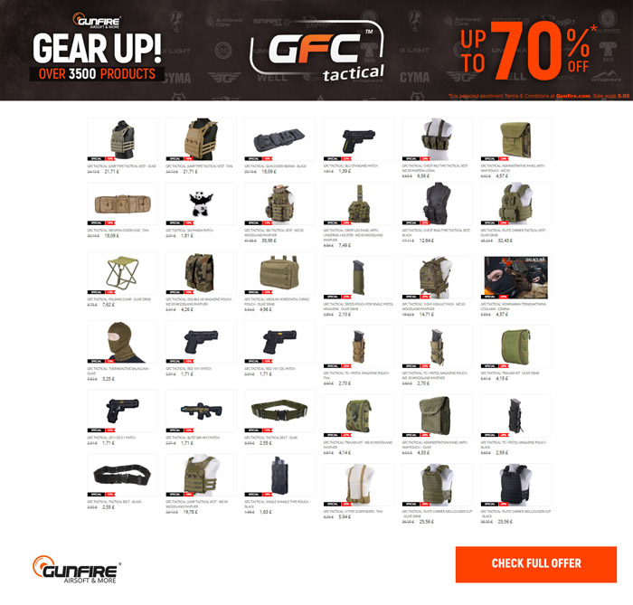 Gunfire Gear Up Sale 2020 07
