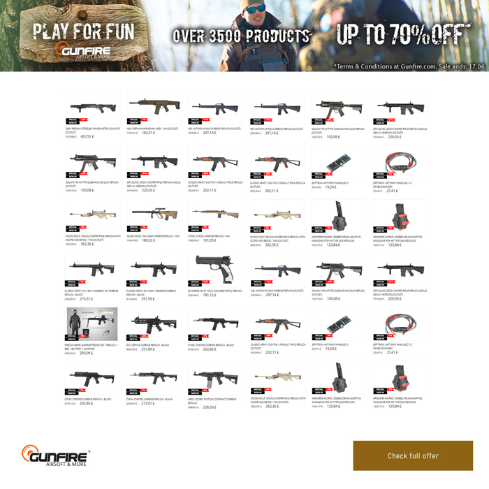 Gunfire Play For Fun Sale Last Days 02
