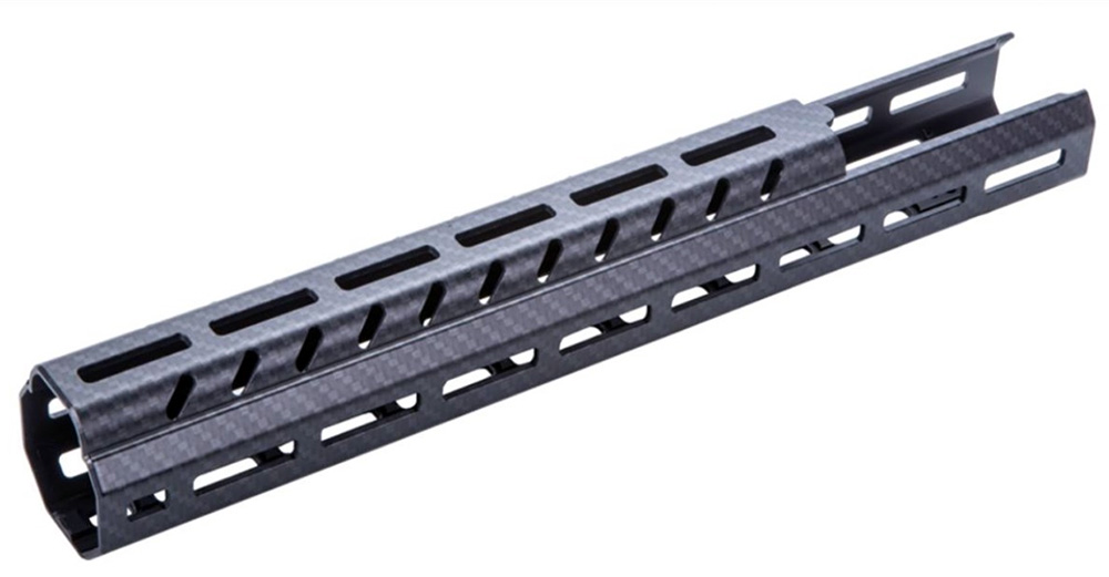 King Arms EMG TTI Licensed JW CNC Aluminum Faux Carbon Handguard 