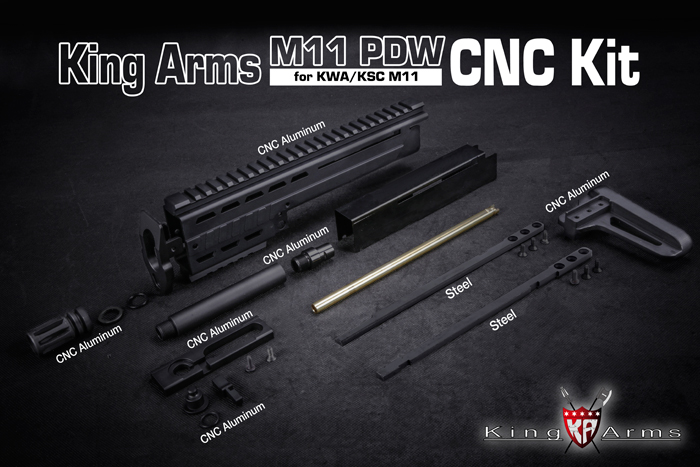 King Arms M11 PDW CNC Kit for KWA/KSC M11 03