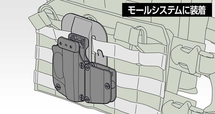 Compact Carry Gas Gun LCP Holster 06