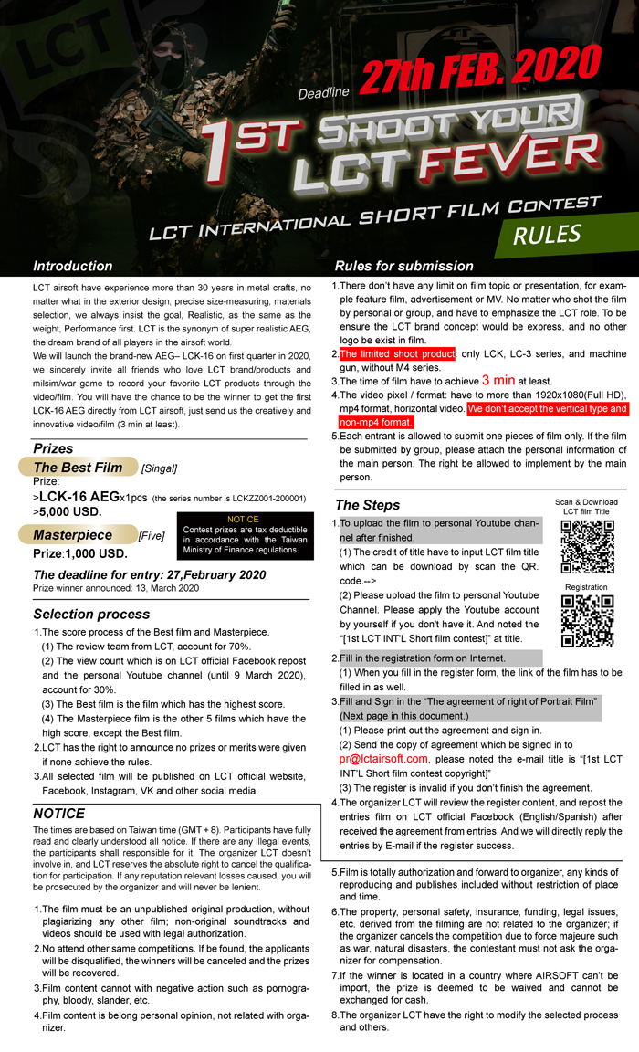 1st Shoot Your LCT Fever Contest 02