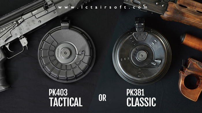 LCT Airsoft Drum Magazines