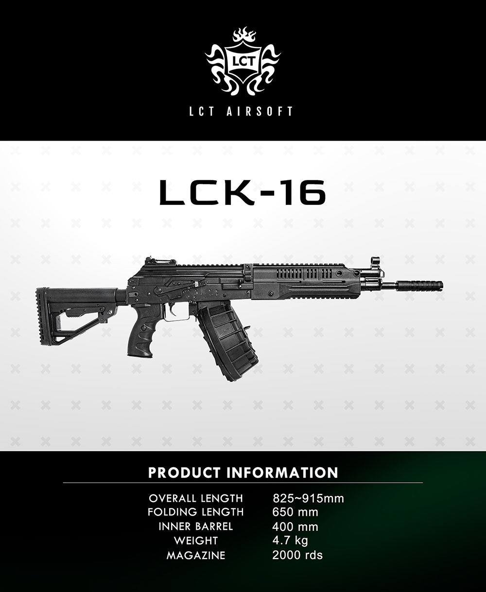 LCT Airsoft LCK-16 LMG AEG 04