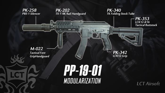 LCT Airsoft PP-19-01 Modularize 03