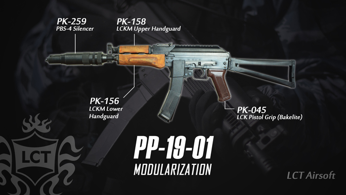 LCT Airsoft PP-19-01 Modularize 04