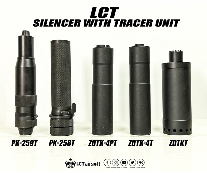 More On LCT Airsoft Silencers With Tracer Units Popular Airsoft
