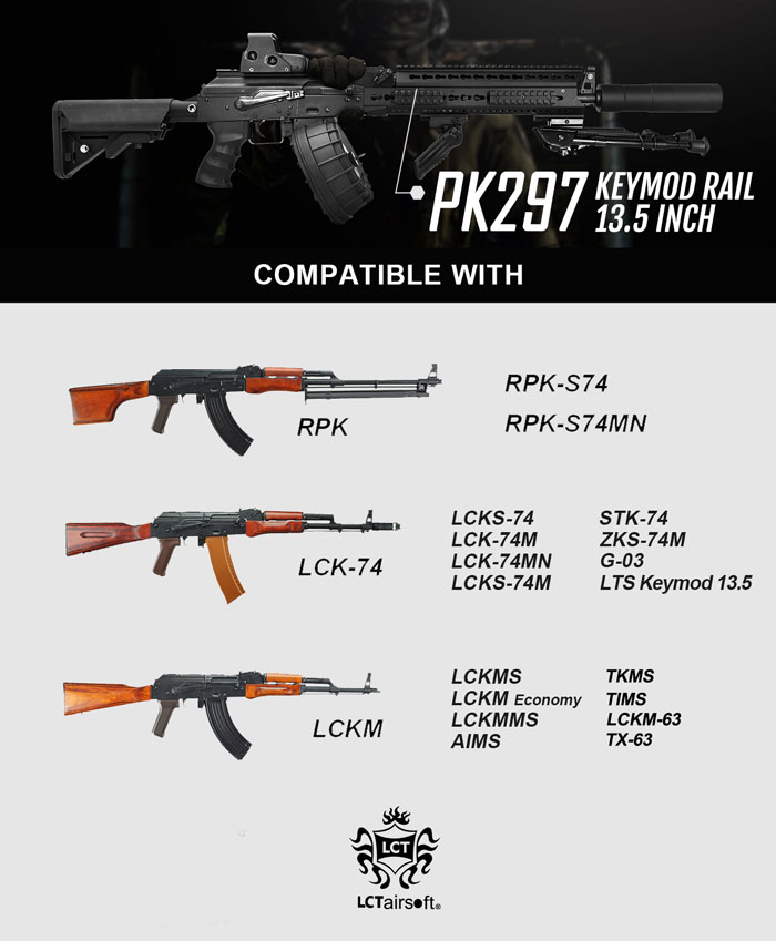 LCT Airsoft KeyMod & Z-Series Handguards 07