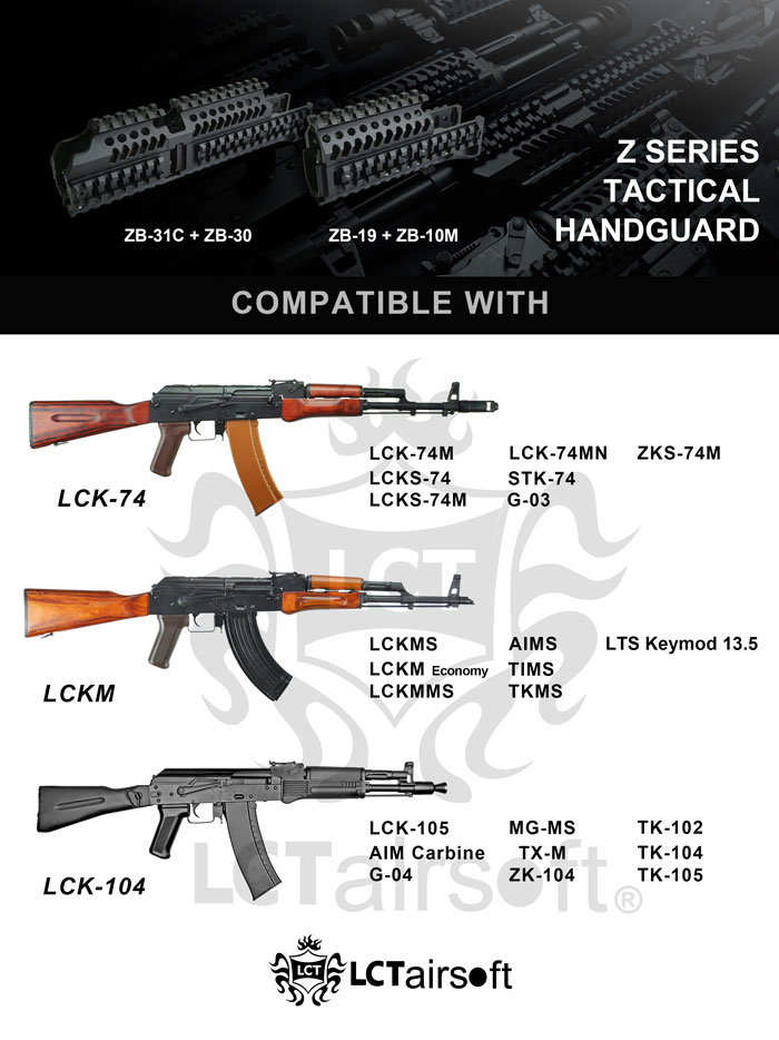 LCT Airsoft KeyMod & Z-Series Handguards 09