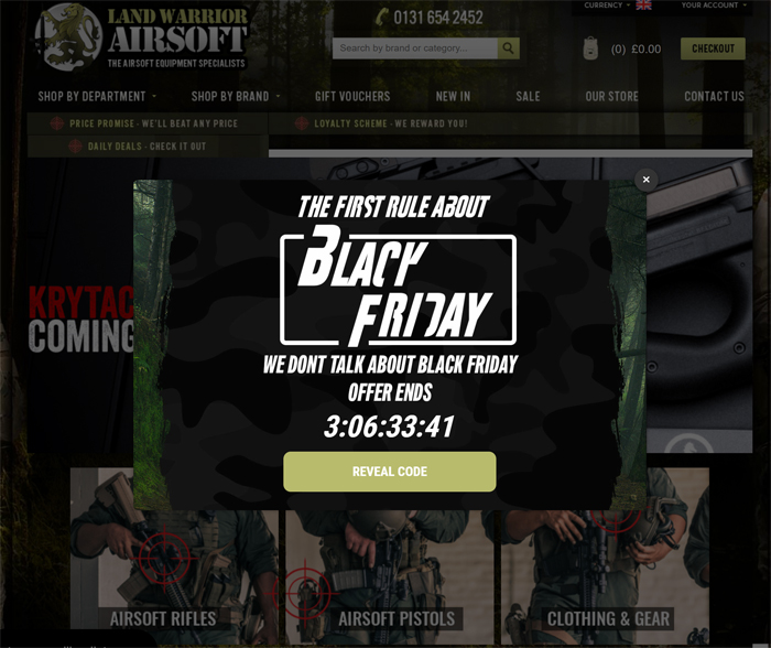 Land Warrior Airsoftt Black Friday Sale 2021 02