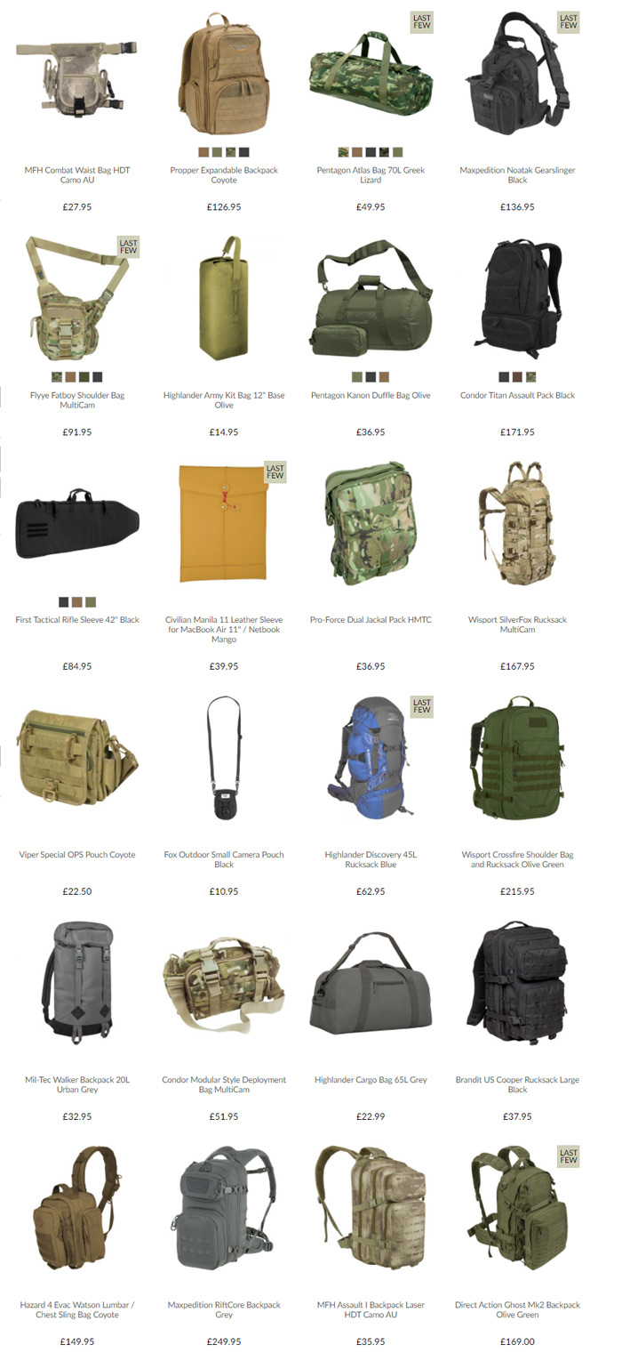 Military 1st Bags & Rucksacks Sale 2021 02