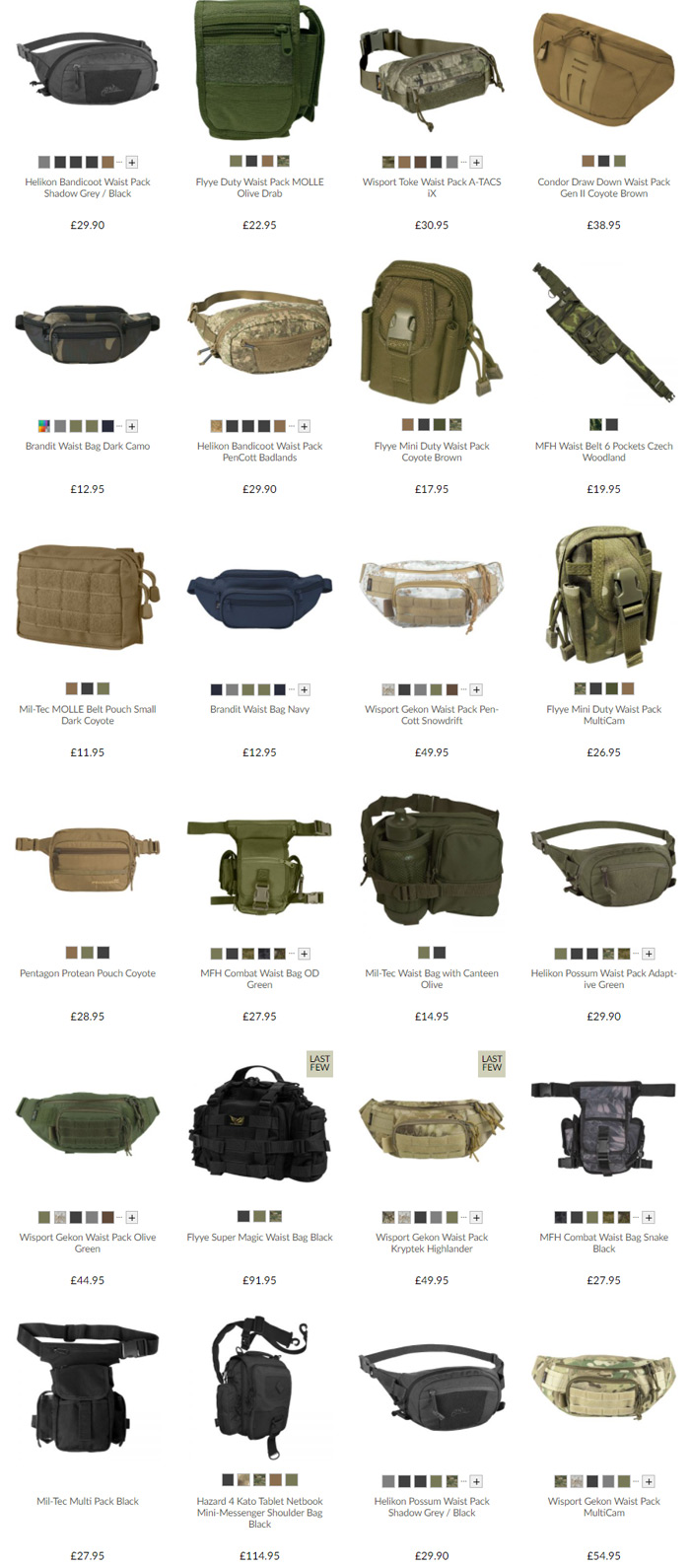 Sac Banane Militaire Airsoft - Ceinture Utilitaire Voyage - Avec Poche - Nouveau Et Pratique