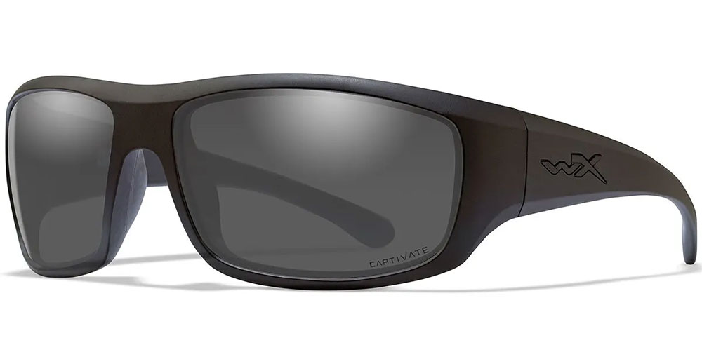 Wiley X Recon Tactical Sunglasses - Captivate Polarized Black Mirror/Matte Black - Buy Online - Shop