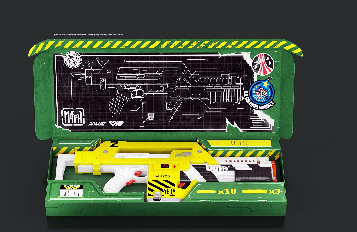 Nerf LMTD Aliens M41A Pulse Blaster 03