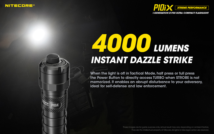 Nitecore P10iX Xtreme Performance Compact Flashlight 02
