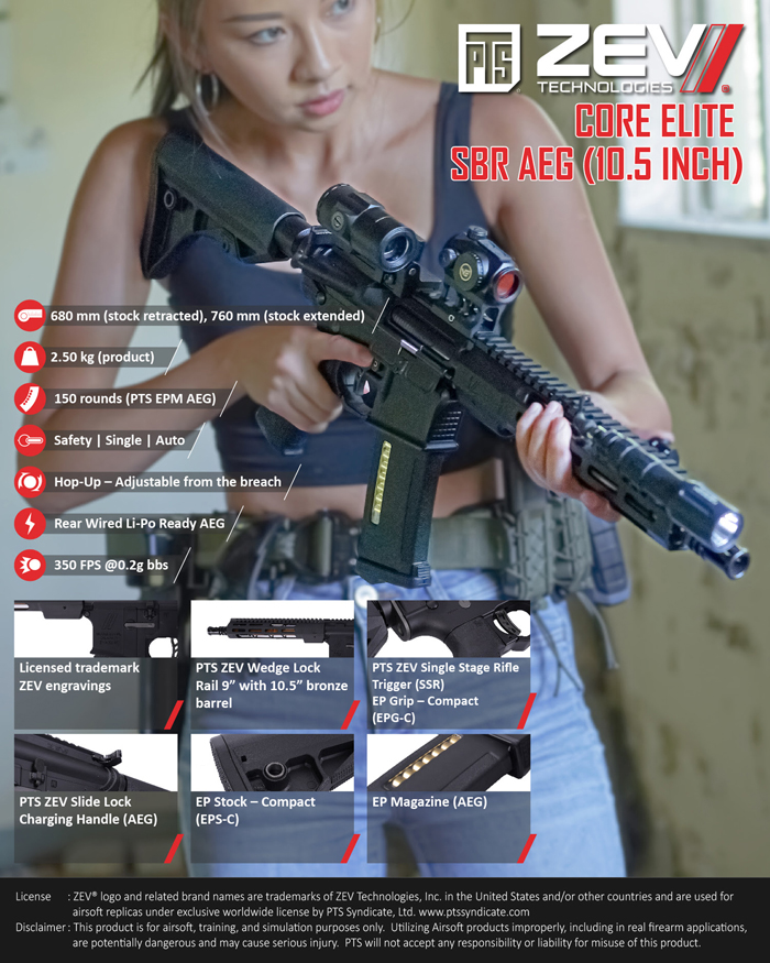PTS ZEV Core Elite AR-15 AEG Series 08