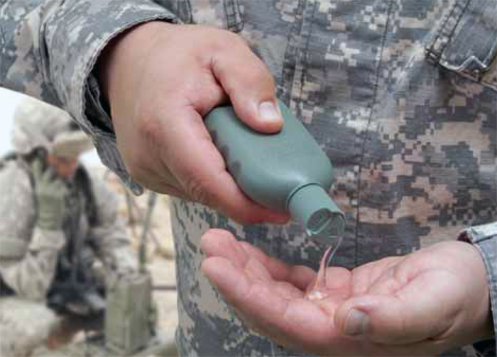 Purell Instant Hand Sanitizer in FST Military Bottle