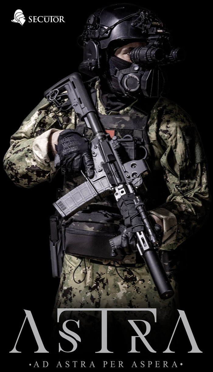SKW Airsoft Secutor Arms Astra Shadow Series 03