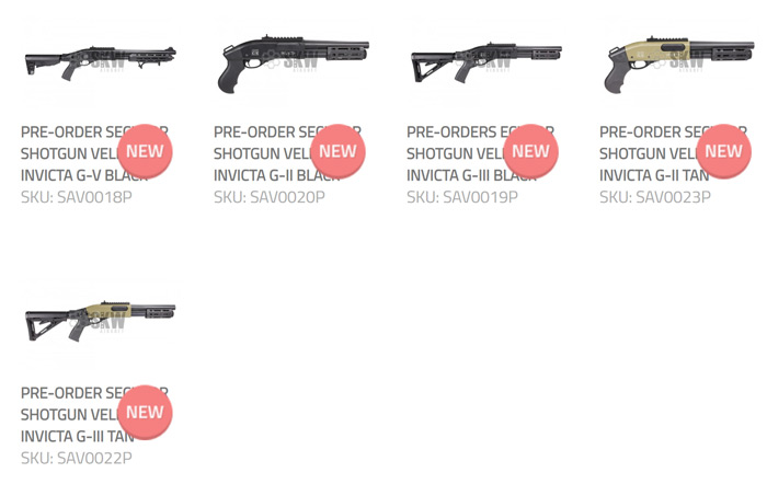 SKW Airsoft Secutor INVICTA 3 - 6-Shot Shotguns 02