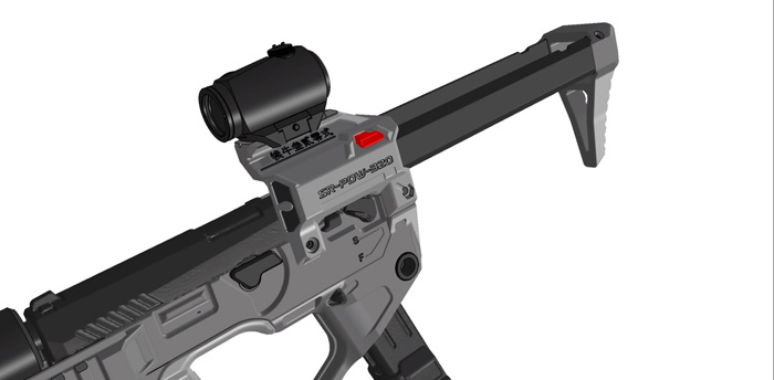 SRU GBB P320 Bullpup Kit Concept 02