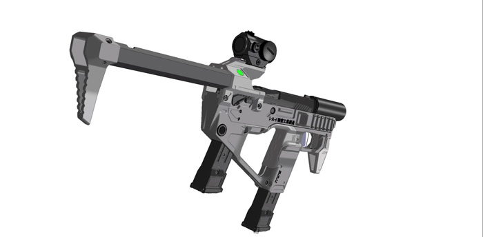 SRU GBB P320 Bullpup Kit Concept 03