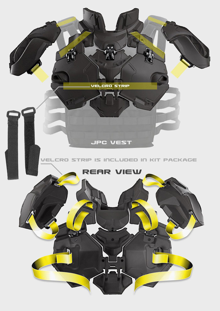SRU Tactical Armor For JPC Vest 08