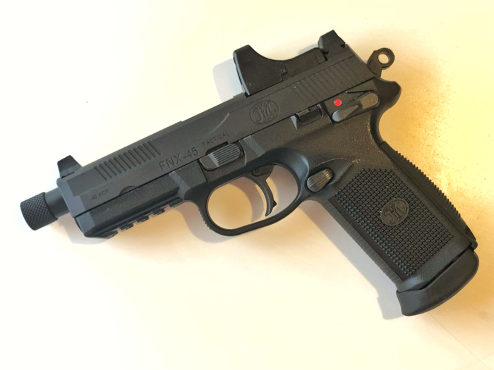 Tokyo Marui FNX-45 Tactical Black GBB Pistol Review 05
