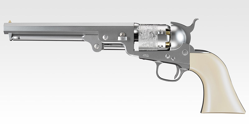 Tokyo Marui M1851 NAVY Air Revolver Pro Silver Model 17 April
